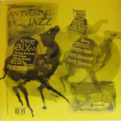 Oddest Album Covers - <<Jazz caravan by David Stone Martin>>