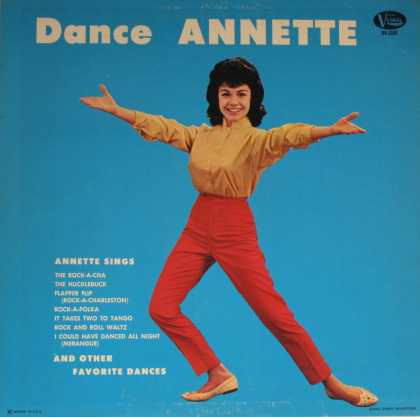 Oddest Album Covers - <<Annette sings for dancers>>