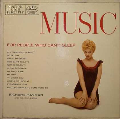 Oddest Album Covers - <<Tossin' and turnin'>>