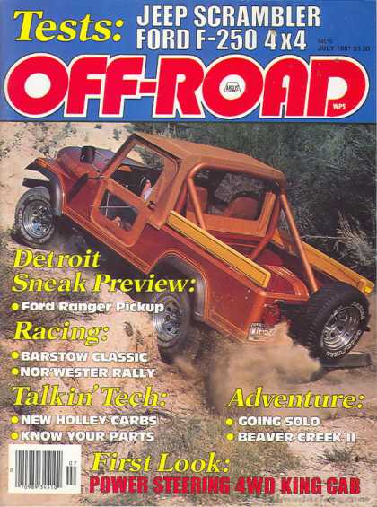 Off Road - July 1981