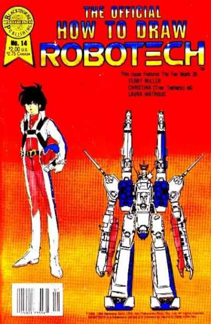 Official How to Draw Robotech 14 - Robot - One Young Boy - Ready For Action - Medium Height - Has Arms And Legs