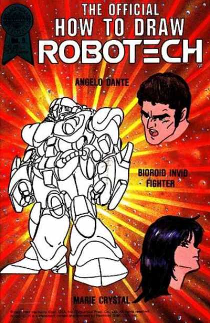 Official How to Draw Robotech 8 - Angelo Dante - Robot - Head - Bioroid Invid Fighter - Marie Crystal