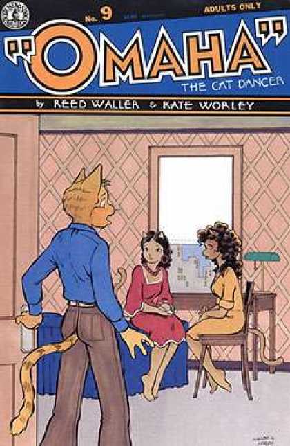 Omaha the Cat Dancer 9 - Reed Waller - Kate Worley - Adults Only - Cats - Room