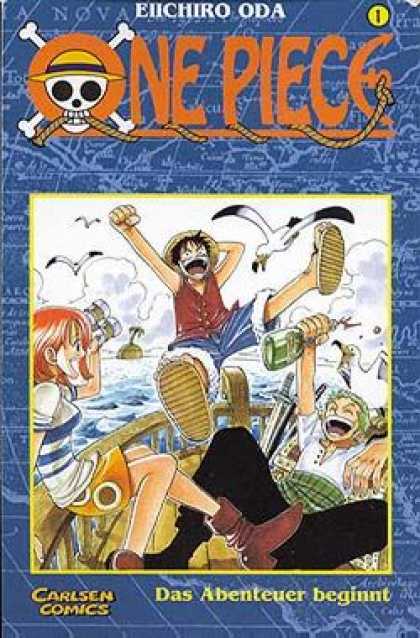 One Piece 1 - Euchiro Oda - Carlsen Comics - Luffy - Nami - Zorro