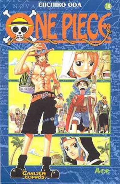 One Piece 18 - Boy - Abdominals - Skull And Crossbones - Veils - Walking Stick