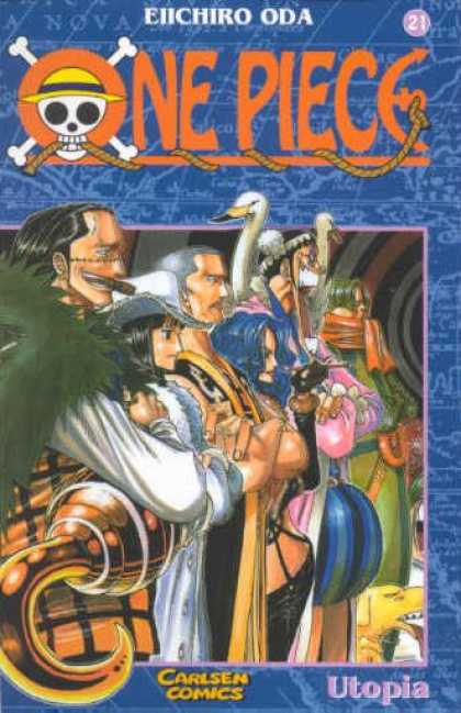 One Piece 21 - Eiichiro Oda - Pirates - Swans - Hook - Skull U0026 Crossbones