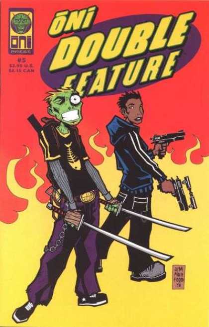 Oni Double Feature 5 - Fishbone - Sword - Gun - Flames - Chain - Jim Mahfood