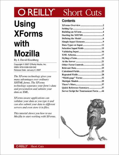 O'Reilly Books - Using XForms with Mozilla