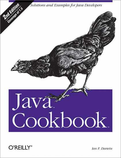O'Reilly Books - Java Cookbook, Second Edition