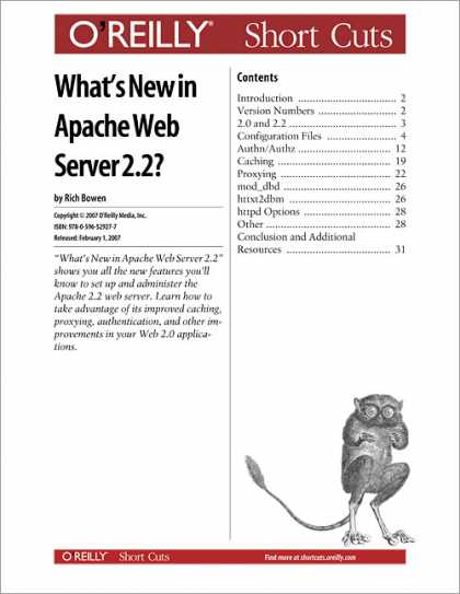 O'Reilly Books - What's New in Apache Web Server 2.2?