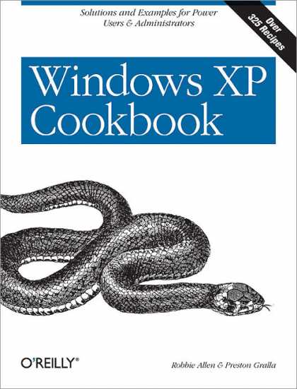 O'Reilly Books - Windows XP Cookbook