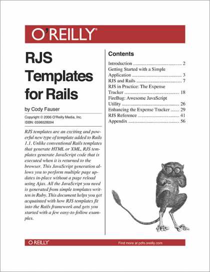 O'Reilly Books - RJS Templates for Rails