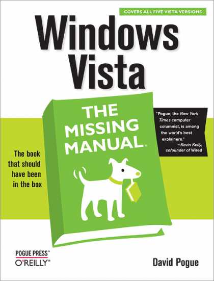 O'Reilly Books - Windows Vista: The Missing Manual