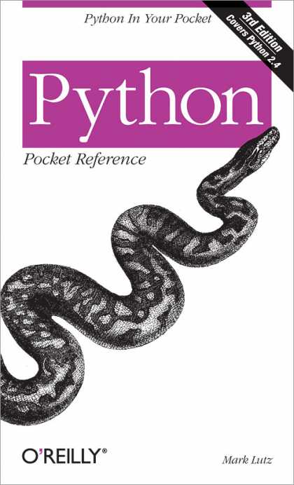 O'Reilly Books - Python Pocket Reference, Third Edition