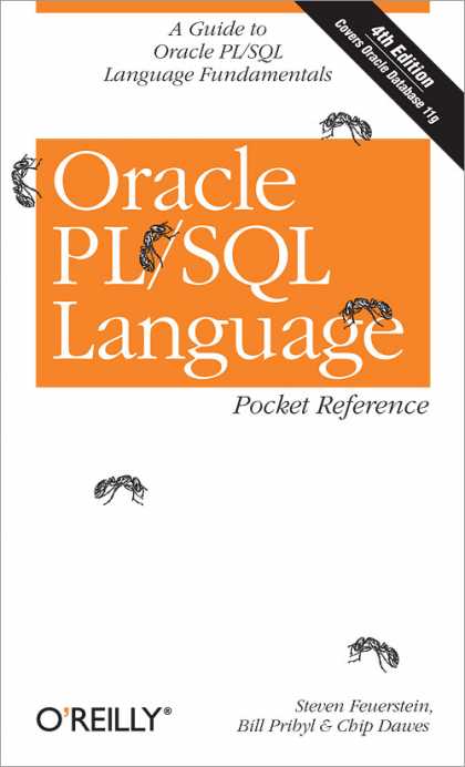 O'Reilly Books - Oracle PL/SQL Language Pocket Reference, Fourth Edition