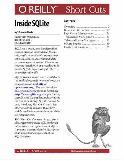 O'Reilly Books - Inside SQLite