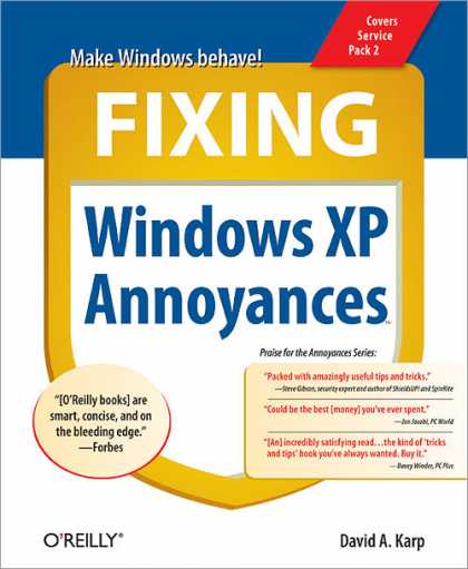 O'Reilly Books - Fixing Windows XP Annoyances