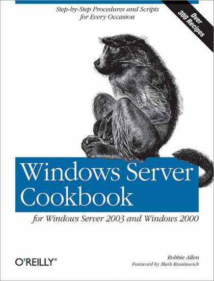 O'Reilly Books - Windows Server Cookbook
