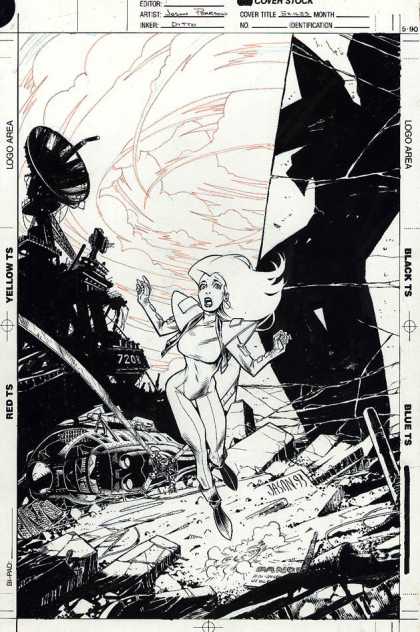 Satellite - Futuristic - Destruction - Broken - Running Original Cover Art - Exiles - Satellite - Futuristic - Destruction - Broken - Running