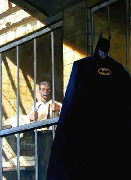 Original Cover Art - Shadow Of The Bat #65 Huge Painting (1997)