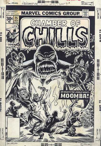 Original Cover Art - Chamber Of Chills #25 Cover (1976)