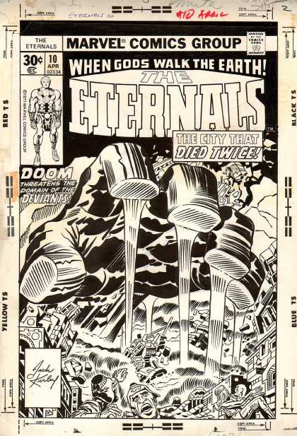 Original Cover Art - Eternals #10 Cover (1976)