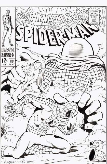 Original Cover Art - Spider-Man Cover Commission - Amazing Spiderman - Marvel Comics - Marvel Comics Group - Spiderman - The Amazing Spiderman