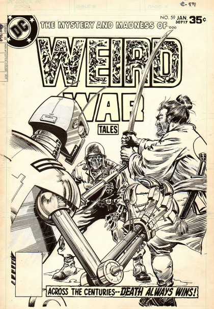 Original Cover Art - Weird War Tales #59 cover (1977)