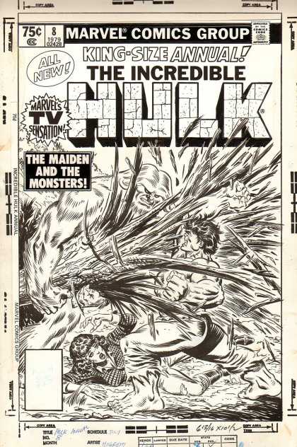 Original Cover Art - The Incredible HULK Annual #8 Cover (1979)