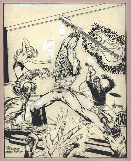 Original Cover Art - Rock And Roll Comics #1 Cover