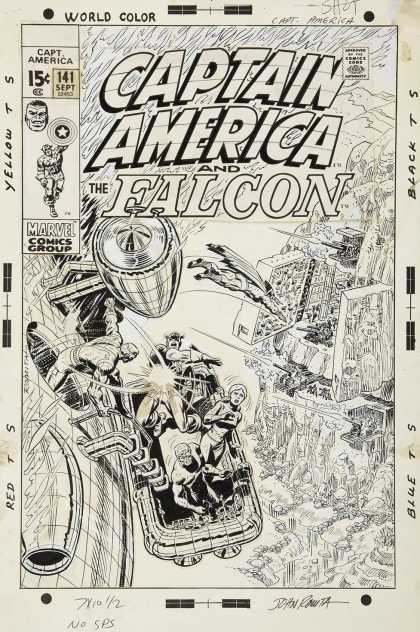 Original Cover Art - Captain America #141 Cover (1971)