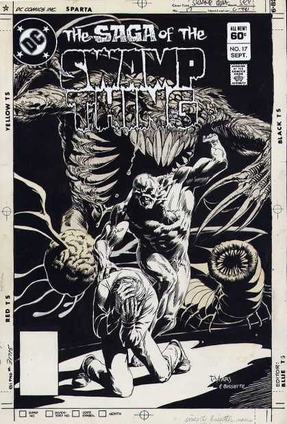 Original Cover Art - The Saga Of The Swamp Thing #17 Cover (1983) - Saga - Swamp Thing - Pencil - Dc - September