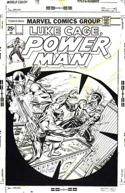 Original Cover Art - Powerman #34 Cover (1976)