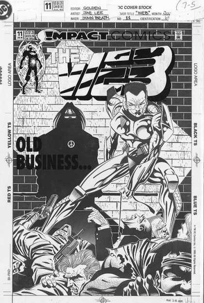 Original Cover Art - The Web - Impact Comics - The We3 - Old Business - Jae Lee - John Beath