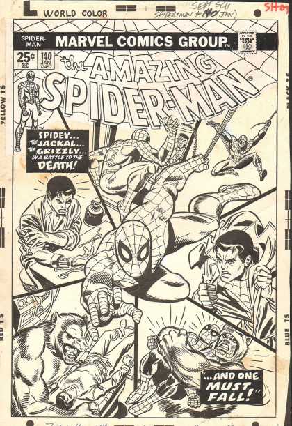 Original Cover Art - Amazing Spider-Man #140 Cover (1974)