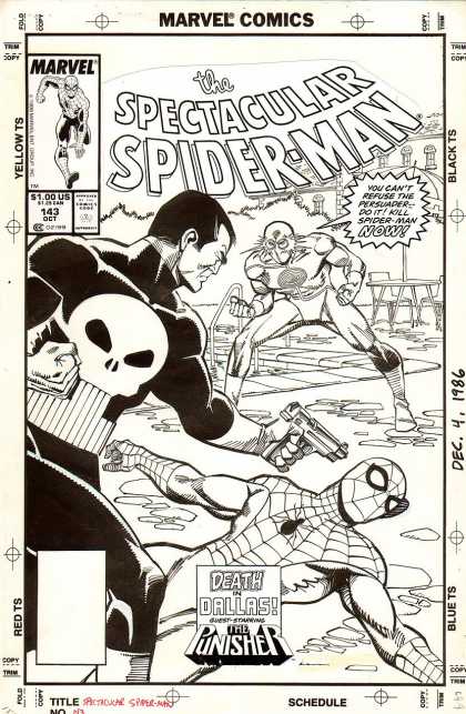 Original Cover Art - Spectacular Spider-Man #143 Cover (1988)
