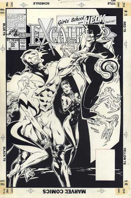 Original Cover Art - Excaliber #33 Cover