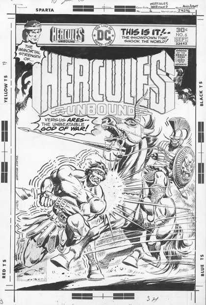 Original Cover Art - Hercules Unbound