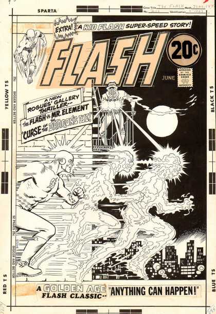 Original Cover Art - Flash #216 Cover (1972)