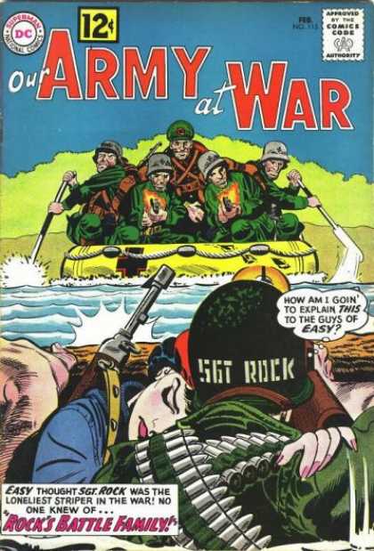 Our Army at War 115 - Sgt Rock - Bullets - Joe Kubert