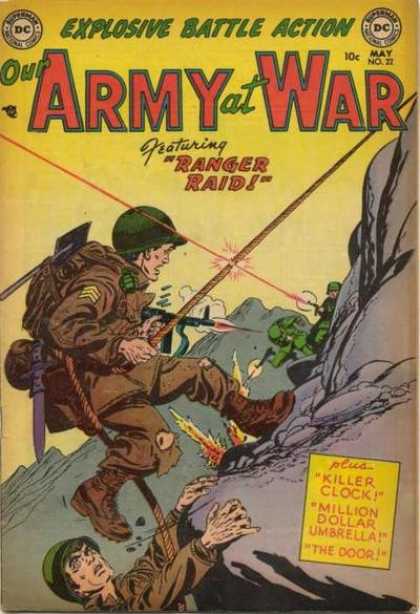 Our Army at War 22 - Killer Clock - Million Dollar Umbrella - The Door - Soldier - Ranger Raid