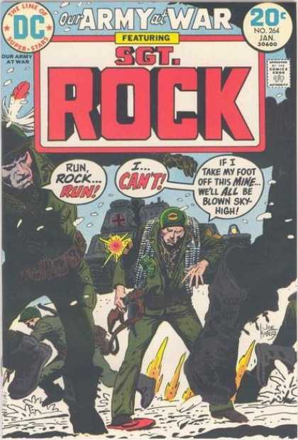 Our Army at War 264 - Dc - Dc Comics - Sgt Rock - Mine Field - Nazis - Joe Kubert