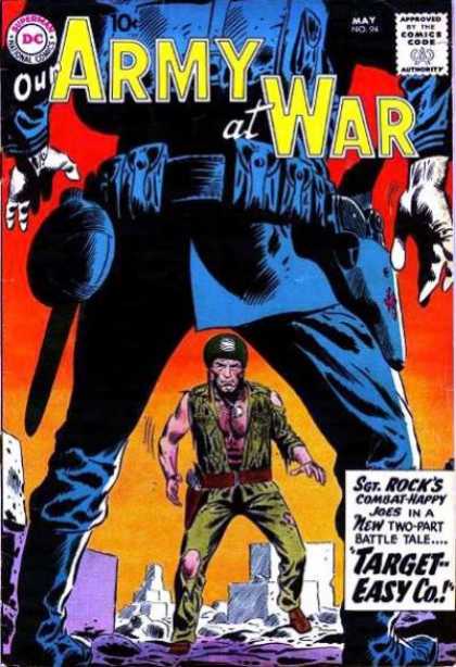 Our Army at War 94 - Target Easy Co - Combat Happy Joes - Battle - New Two Part - Fight - Joe Kubert