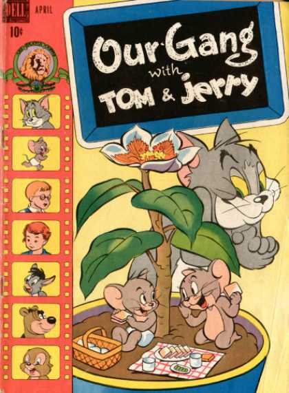 Our Gang with Tom & Jerry 45 - Flower - Picnic - Chatting - Cat - Mouse