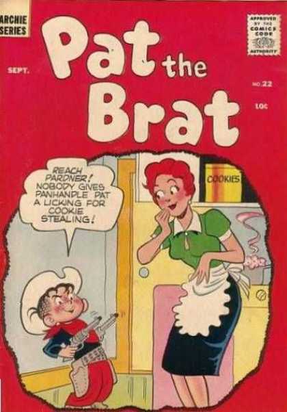 Pat the Brat 22 - Cowboy - Mommy - Lady - Apron - Guns
