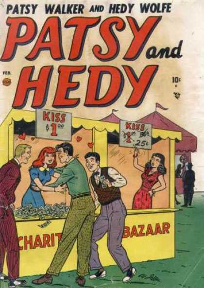 Patsy and Hedy 1 - Patsy Walker - Hedy Wolfe - Kiss - 100 - Charity Bazaar