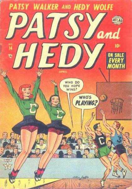 Patsy and Hedy 14 - Hedy - Cheerleaders - Cheers - Basketball - Backboard