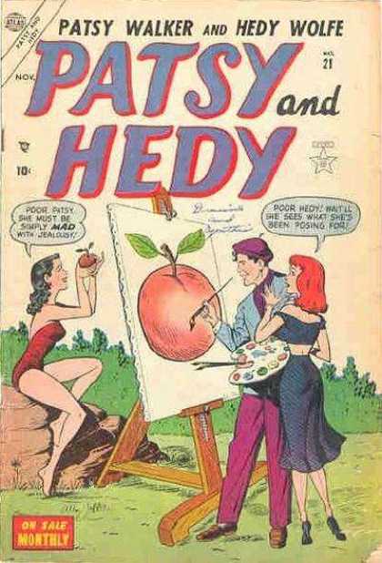 Patsy and Hedy 21 - Apple - Artist - Model - On Sale Monthly - Rock