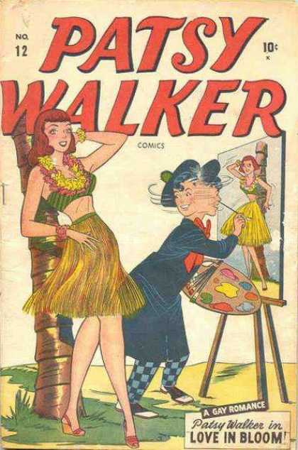 Patsy Walker 12 - Artist - Painting - Model - Gay Romance - Love In Bloom