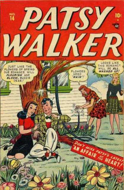 Patsy Walker 14 - Tree - Couple - Bow Tie - Water Hose - Rain